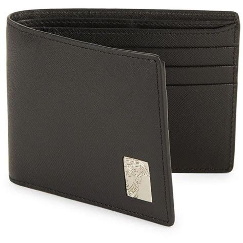 mens versace wallets|designer bifold wallets for men.